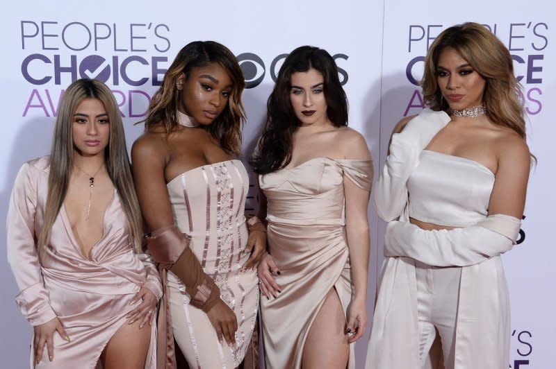 Fifth Harmony attends the People's Choice Awards in 2017. File Photo by Jim Ruymen/UPI