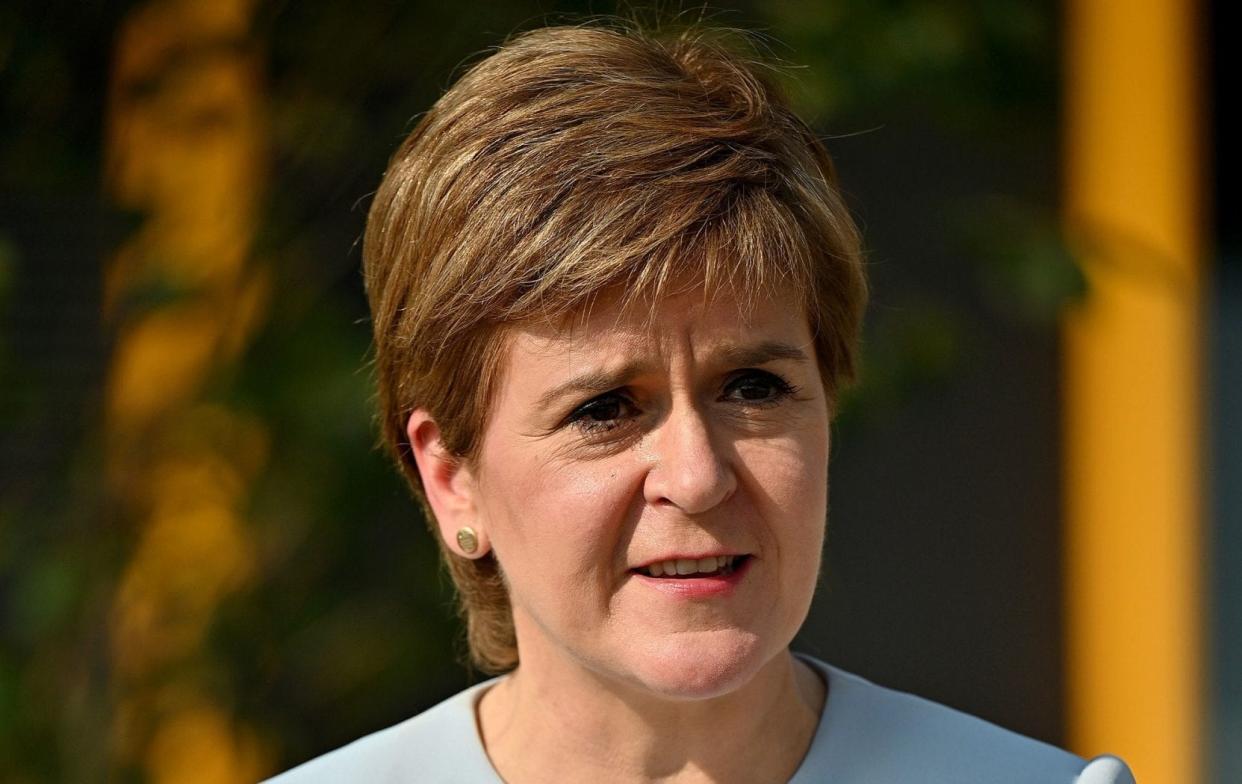 Nicola Sturgeon believes it makes economic sense to leave the UK and join the EU, but latest figures show Scotland trades far more with England, Wales and Northern Ireland than the rest of Europe - Jeff J Mitchell/PA Wire