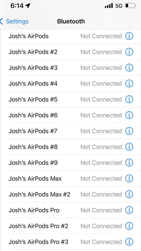 NBA拓荒者隊球員Josh Hart弄丟超過10組AirPods。（圖／翻攝自Josh Hart推特）