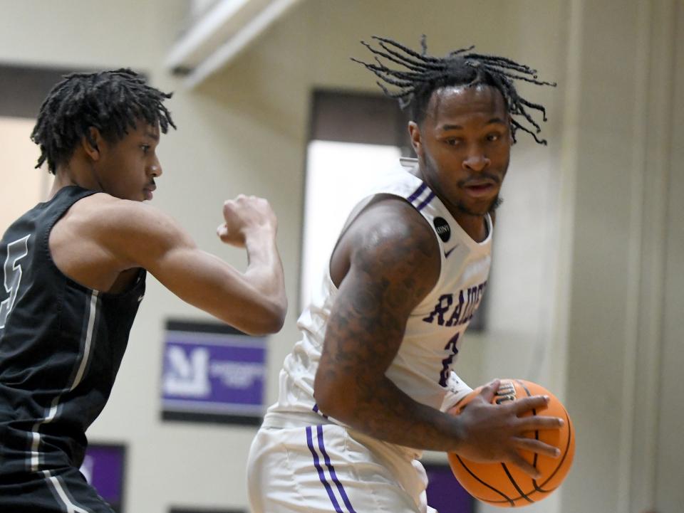 Mount Union's Collen Gurley has scored 46 points in the Purple Raiders' last two games.