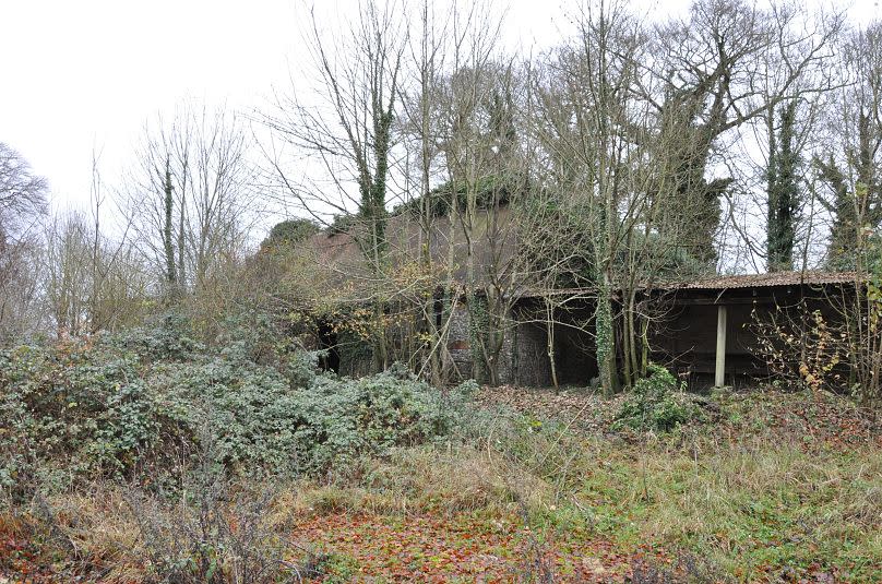 The barn where his body was found