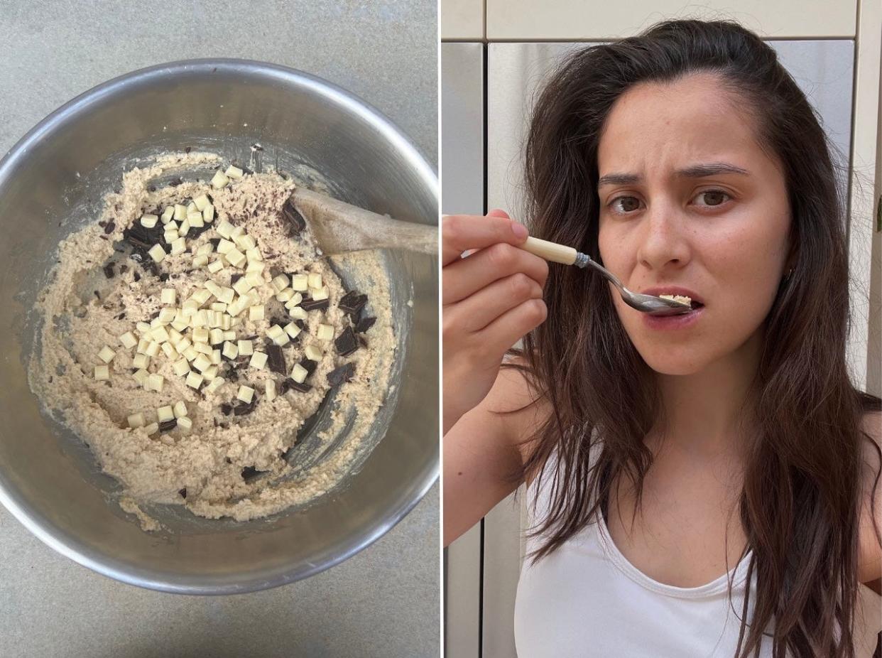 The author is not a fan of TikTok's latest food trend: cottage cheese cookie dough.