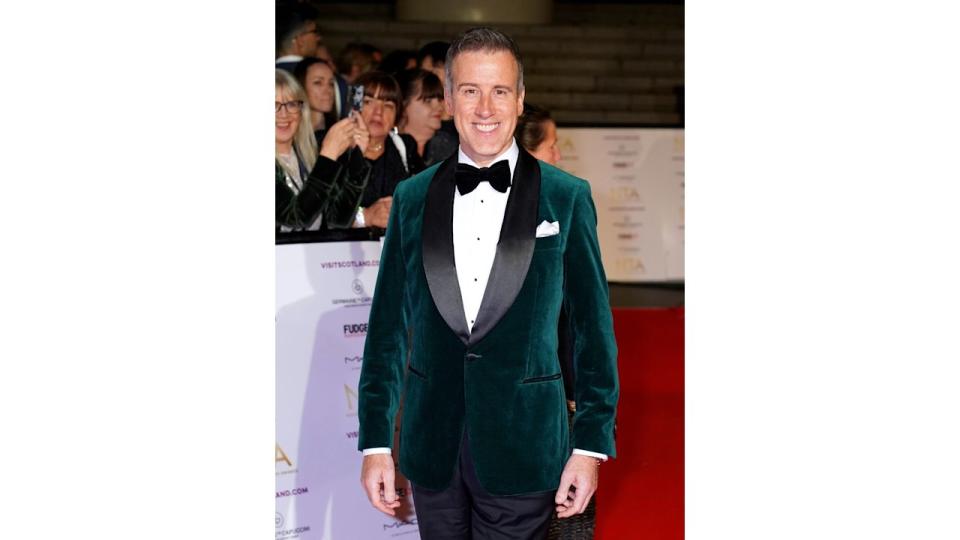 Anton Du Beke attending the National Television Awards 2022 held at the OVO Arena Wembley in London.