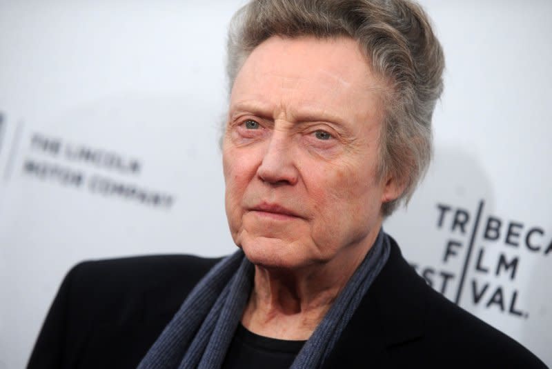 Christopher Walken arrive on the red carpet at the premiere of "When I Live My Life Over Again" at the 2015 Tribeca Film Festival at BMCC Tribeca PAC in New York City. File Photo by Dennis Van Tine/UPI