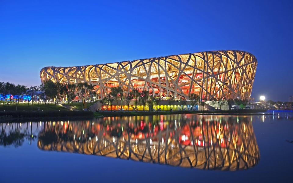 Beijing National Stadium, also known as the Bird's Nest - Getty