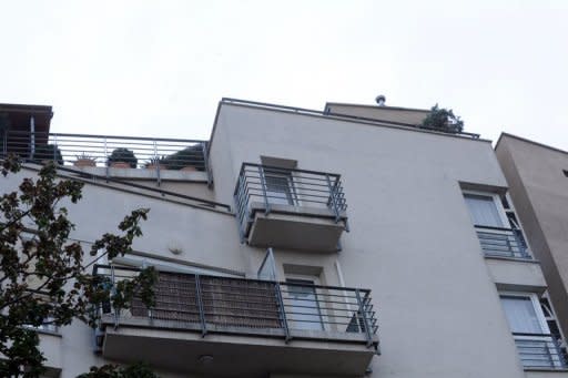 The balcony of Dr Csatary L., alias Ladislaus Csizsik-Csatary, on the last floor of a Budapest building. The Nazi-hunting Simon Wiesenthal Centre confirmed that Laszlo Csatary, accused of complicity in the killings of 15,700 Jews, had been tracked down to the Hungarian capital