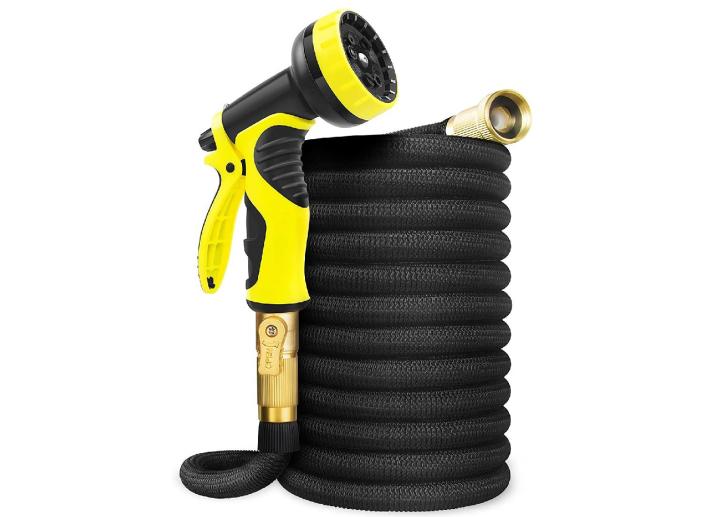 This expandable, lightweight garden hose will have your plant perimeter watered in no time. 