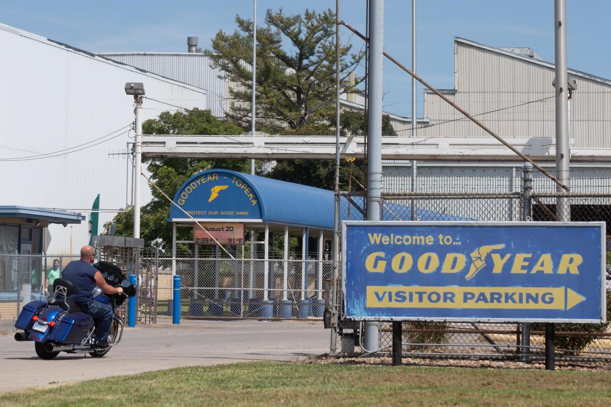 Timothy Edward Cole, 59, was the employee who died Saturday after an accident at Topeka's Goodyear Tire & Rubber Co. plant, shown here.