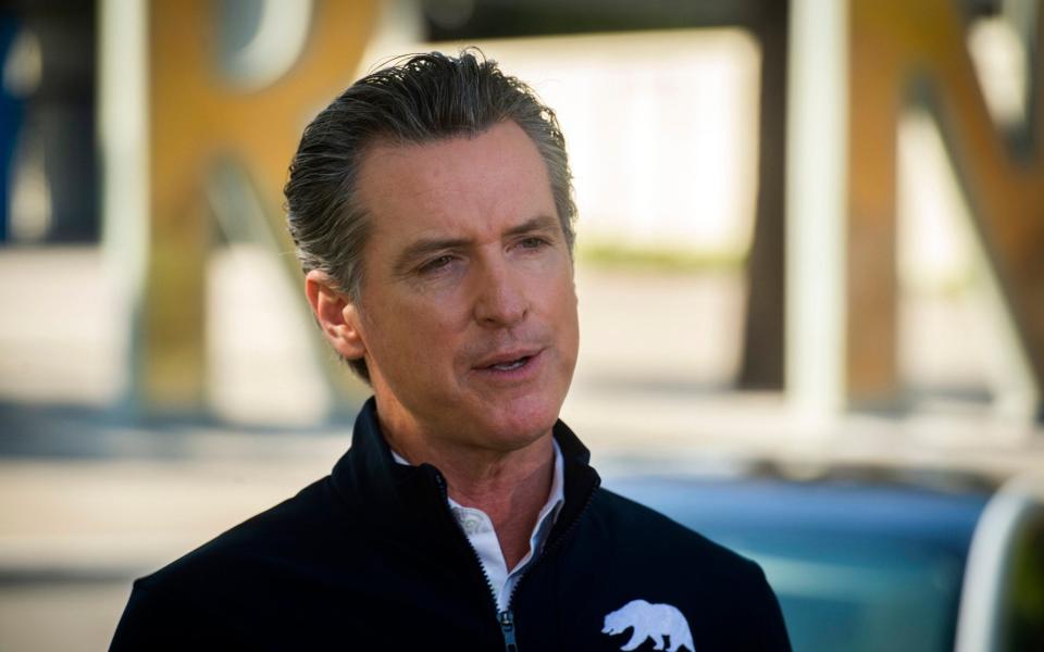 Gavin Newsom has pleaded with Californians to follow the new rules - AP