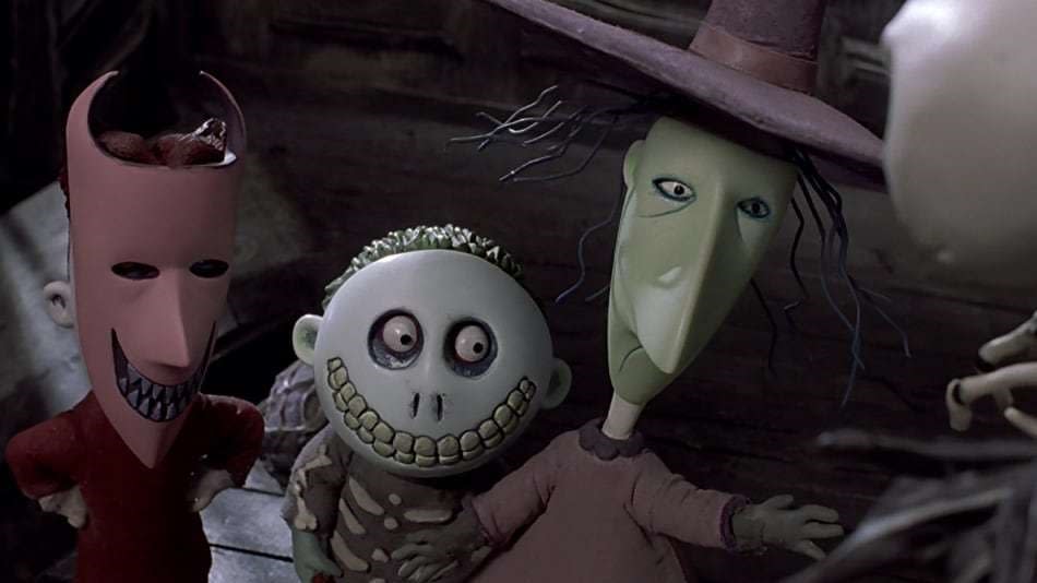 Lock, Shock and Barrell in The Nightmare Before Christmas