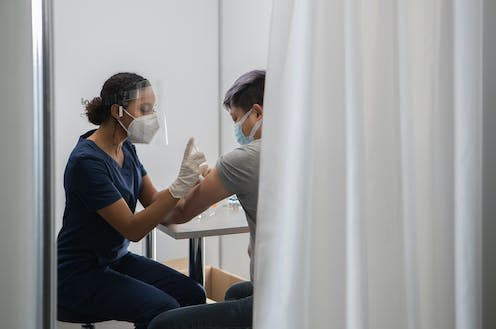   <span class="attribution"><a class="link " href="https://www.shutterstock.com/image-photo/african-american-black-female-doctor-prepares-1897028242" rel="nofollow noopener" target="_blank" data-ylk="slk:Supamotion/Shutterstock;elm:context_link;itc:0;sec:content-canvas">Supamotion/Shutterstock</a></span>