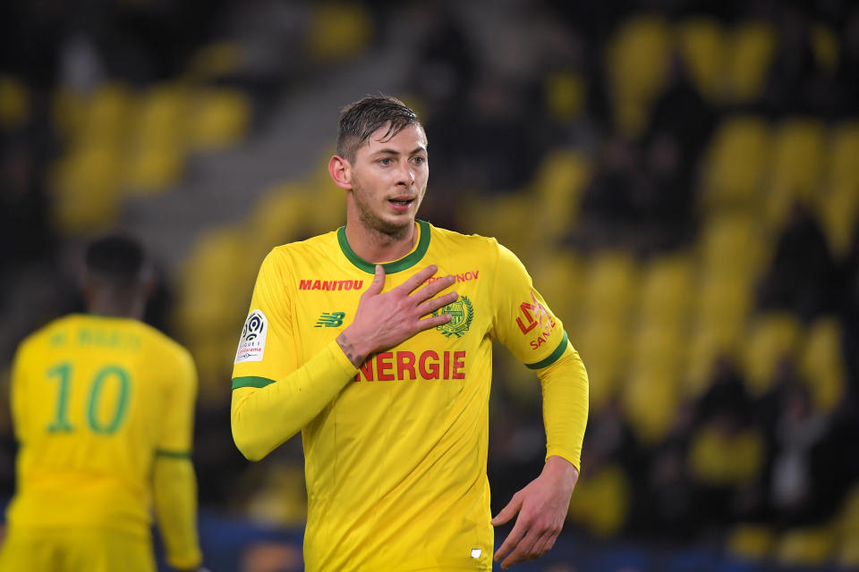 A man has been arrested in connection to the death of Cardiff City's Emiliano Sala. (Photo by LOIC VENANCE/AFP/Getty Images)