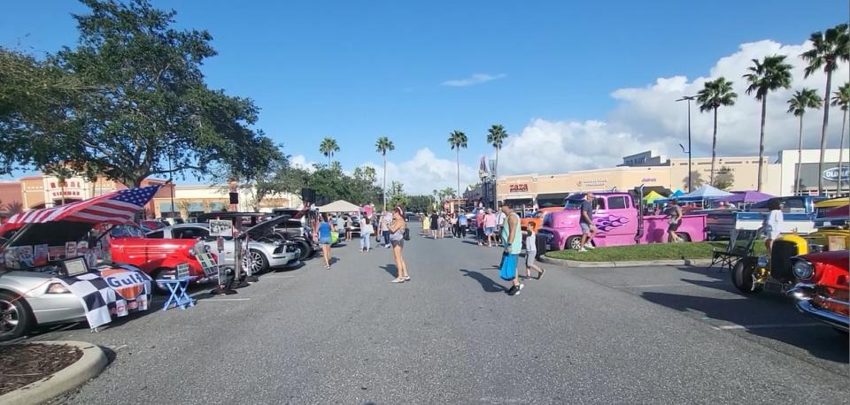 The Waterford Lakes Town Center hosted a Veterans Day Back to the Classics car show.