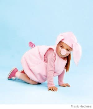 <div class="caption-credit"> Photo by: Frank Heckers</div><div class="caption-title">Piggy Costume</div><p> This cute costume starts with an oversize sweatshirt -- no sewing needed. <br> </p> <p> <a rel="nofollow noopener" href="http://www.parenting.com/article/Toddler/Activities/Piggy-21354909?src=syn&dom=shine" target="_blank" data-ylk="slk:How to Make the Piggy Costume" class="link ">How to Make the Piggy Costume</a> <br> <a rel="nofollow noopener" href="http://www.parenting.com/activity-parties-article/Activities-Parties/Celebrations/Halloween-Central-21355156?src=syn&dom=shine" target="_blank" data-ylk="slk:More Costumes at Halloween Central" class="link ">More Costumes at Halloween Central</a> </p>