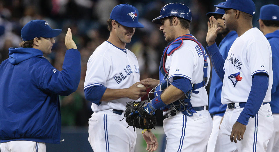 Yan Gomes joins Nick and J.P. on the podcast. (Photo by Abelimages/Getty Images)