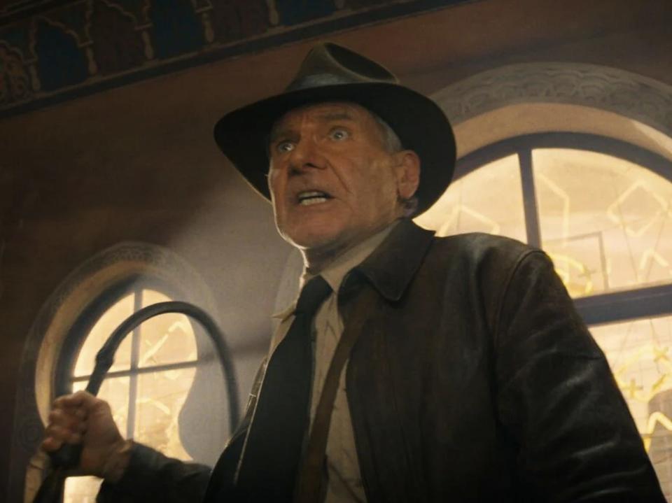 Harrison Ford as Indiana Jones in "Indiana Jones and the Dial of Destiny."