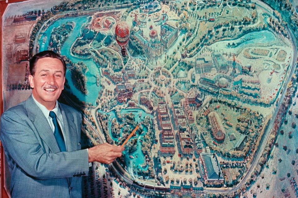 Walt Disney unveils plans for Disneyland