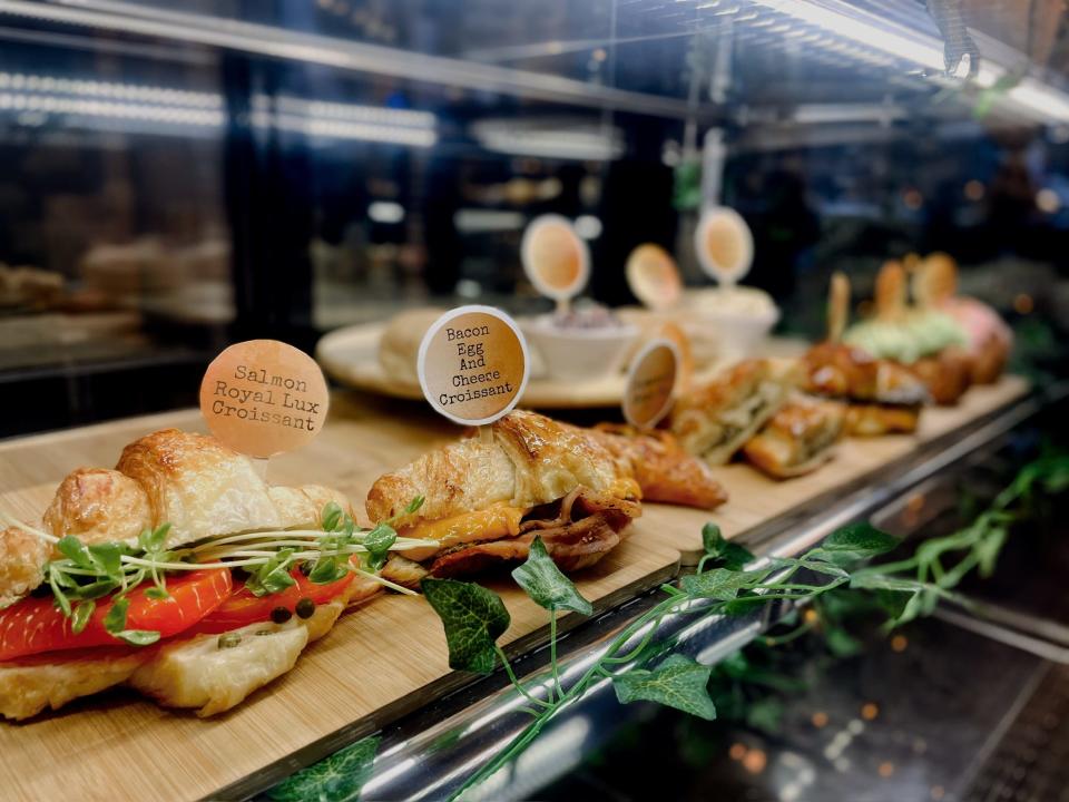 An array of breakfast sandwiches served at Yaz's Boutique Café. The special part about this restaurant is their Egyptian flare through their menu.