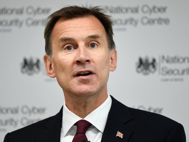 There is a “great risk” of a drift towards war in the middle east, Jeremy Hunt has warned after a series of attacks on oil tankers. The foreign secretary said the government was “almost certain” that Iran was behind last week’s attacks on two oil ships in Gulf of Oman after an assessment by British intelligence services. Tehran has denied it was responsible and Mr Hunt claimed the US wanted the dispute to “end in negotiations”.Asked if war was possible on the BBC’s Andrew Marr Show, Mr Hunt said: “This is the great risk ... Both sides in this dispute think that the other side wouldn’t want a war. We are urging all sides to de-escalate.”He added: “Having spoken to President Trump, I am absolutely clear that for America they want this to end in negotiations.”He added he UK had done our "own intelligence assessment and the phrase we used is almost certain ... We don’t believe anyone else could have done this.”Mr Hunt said he wanted to see Iran “stop its destabilising activities in Lebanon through Hezbollah, in Yemen where they are firing missiles into Saudi Arabia, on the Gulf as we have seen – that is the long-term solution”.Iranian authorities meanwhile, said they were preparing to reduce its commitments under the 2015 international nuclear pact, which the US withdrew from last year.“Iran’s Atomic Energy Organisation ... will announce preparatory steps that have been taken to further decrease Tehran's commitments under the deal,” a state news agency reported. Iran summoned the British ambassador to Tehran after the UK blamed it for the attacks on oil tankers, the semi-official Students News Agency ISNA reported, a claim denied by the British government.Rob Macaire said his request for a meeting was granted and rejected reports that he was ordered by Iranian officials to explain Britain's position.Labour leader Jeremy Corbyn has warned against blaming Iran for oil tanker attacks without “credible evidence” and claimed the government’s rhetoric risked escalating conflict with Tehran. Mr Hunt described that response as “pathetic and predictable … From Salisbury to the Middle East, why can he never bring himself to back British allies, British intelligence or British interests?”> Pathetic and predictable. From Salisbury to the Middle East, why can he never bring himself to back British allies, British intelligence or British interests? https://t.co/8JyGz7T4Yx> > — Jeremy Hunt (@Jeremy_Hunt) > > June 15, 2019The foreign secretary – one of six remaining Conservative candidates to replace Theresa May at No. 10 – also claimed he was the alternative to frontrunner Boris Johnson.Mr Hunt said he would attempt to win a new Brexit deal from the EU, claiming leaders in the bloc were “willing to renegotiate the package”.He said: “The difference between me and Boris, is that I would try for a deal. I am not going to create a set of circumstances that makes it all but impossible to get a deal because I think we should be offering the country some better choices.”The candidate said it could still be done by the deadline of 31 October, but added that it would be a mistake to commit to leaving the EU by that date.“I am not committing to a 31 October hard-stop at any costs. If you do make that guarantee and you go with the wrong approach, then you are committing us to nothing other than a hard Brexit, a no-deal Brexit,” he said.