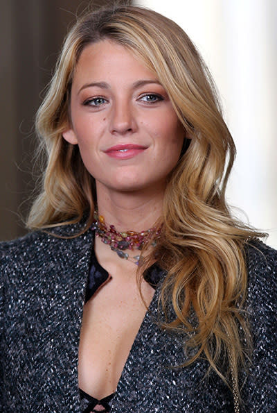 <b>Blake Lively:</b> Blake Lively's long, blonde hair is some of the most coveted in Hollywood. “Poised to topple the popularity of ‘The Rachel’ (Lively’s) tresses have become one of the most requested in salons across American — even prompting a New York Times article chronicling the craze,” said marieclaire.com.