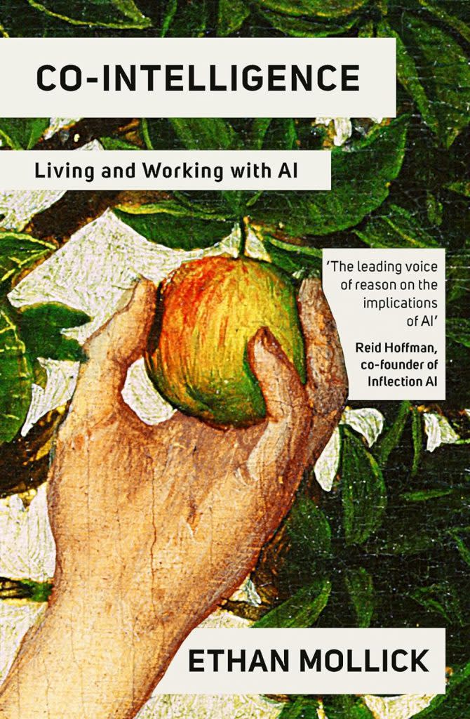 “Co-Intelligence: Living and Working with AI” is written by Eathan Mollick.