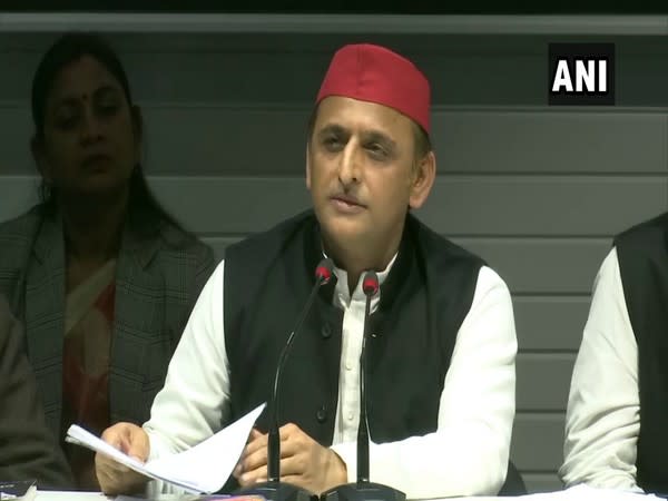 Samajwadi Party chief Akhilesh Yadav. [Photo/ANI]