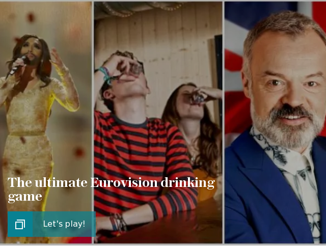 The ultimate Eurovision drinking game