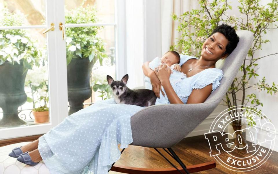 Tamron Hall and son Moses | Melanie Acevedo