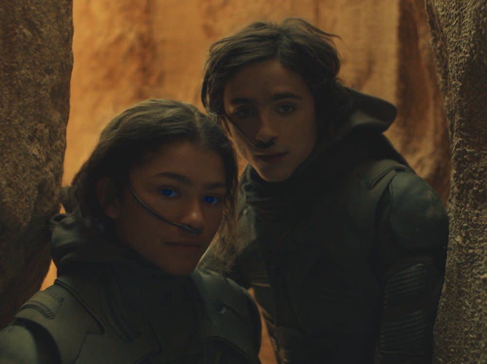 Zendaya und Timothée Chalamet im ersten Teil von "Dune". (Bild: © 2020 Warner Bros. Entertainment Inc.)