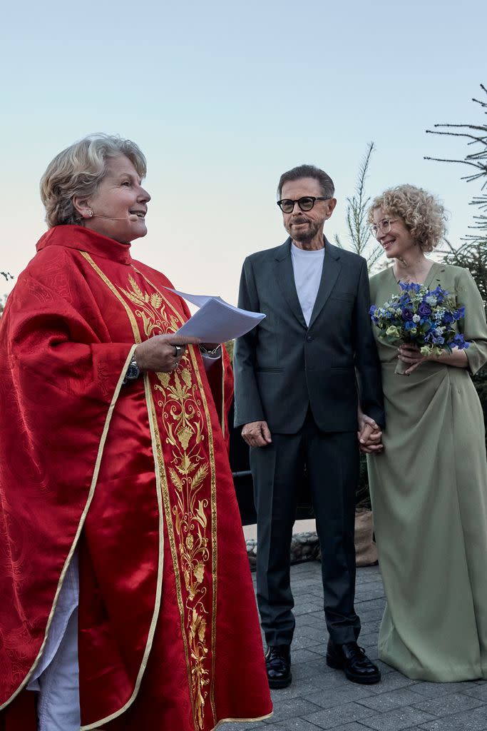 Boda de Bjorn Ulvaeus, de ABBA, y Christina Sas