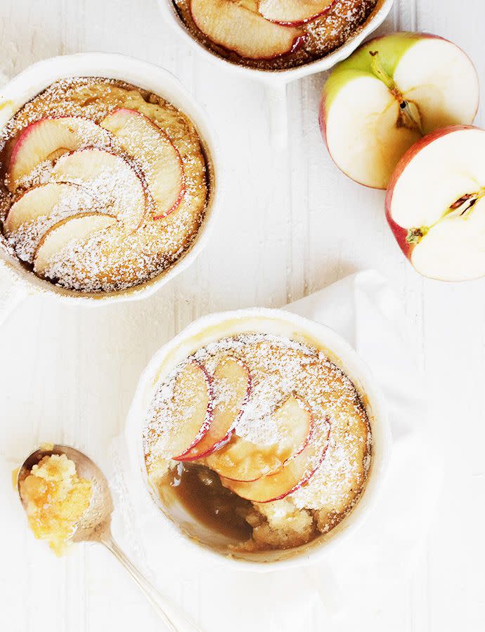 Caramel Apple Self-Saucing Pudding Cake