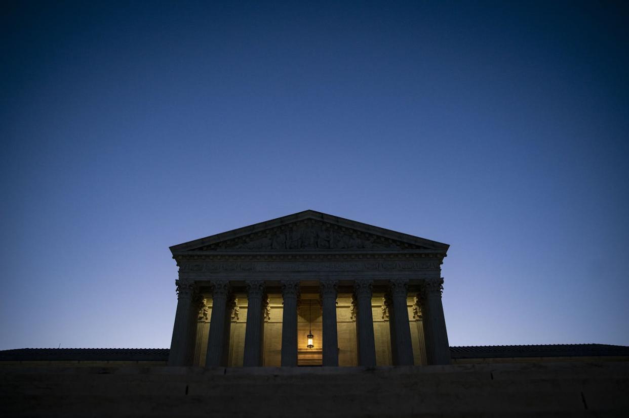Overturning decades of tradition, the Supreme Court in 2022 let Alabama use voting districts that violated the law and diluted the voting power of Black citizens. <a href="https://www.gettyimages.com/detail/photo/the-us-supreme-court-building-royalty-free-image/1718495655?phrase=us+supreme+court+justice&adppopup=true" rel="nofollow noopener" target="_blank" data-ylk="slk:Al Drago/Bloomberg/Getty Images;elm:context_link;itc:0;sec:content-canvas" class="link ">Al Drago/Bloomberg/Getty Images</a>