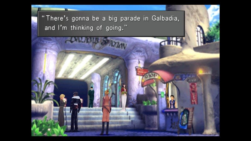 A parade? Sounds like something neat might happen there...<br> - Screenshot: Square Enix / Claire Jackson / Kotaku