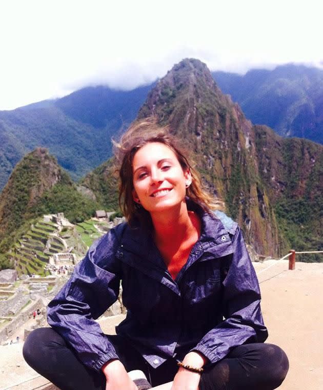 In 2015 Emily Wornes was travelling through Peru. Photo: Supplied