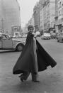 <p>Not all superheroes wear capes, but fashionable women of the ’60s sure did. </p>