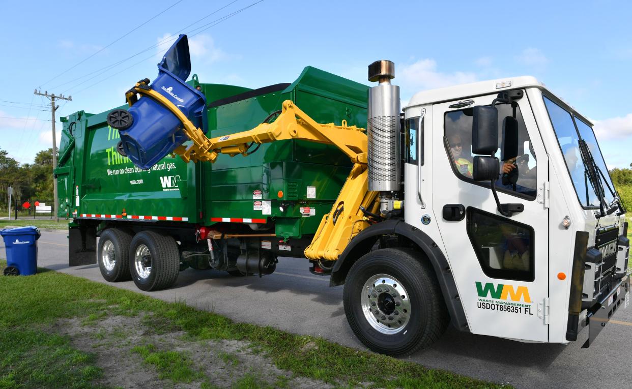 Trash, recycling and yard waste pick-ups will resume this weekend in parts of the Sarasota-Manatee area.