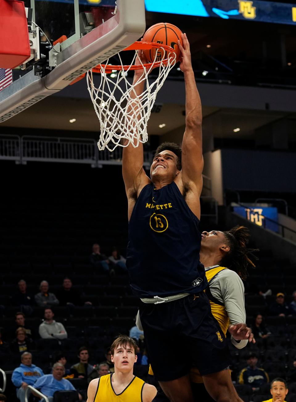 Marquette's Oso Ighodaro has bought into Russ Rausch's Vision Pursue program, which helps with the team's performance mindset.