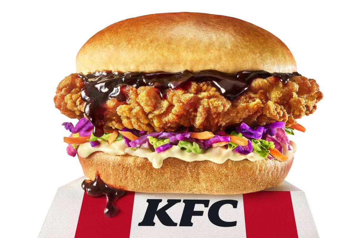 Chicken Boss burger meal - KFC