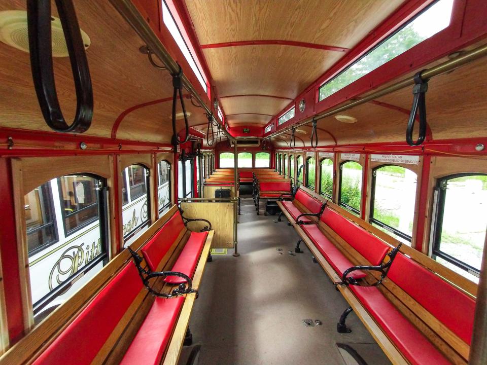 A look inside the Lakeside Trolley, which offers a hop-on and hop-off trolley tour service connecting guests to some of the top destinations in the Finger Lakes.