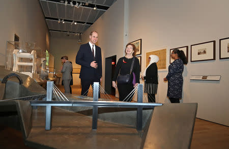 Britain's Prince William, Duke of Cambridge visits the "V&A Dundee", Scotland's first design museum, in Dundee, Scotland, January 29, 2019. Jane Barlow/Pool via REUTERS