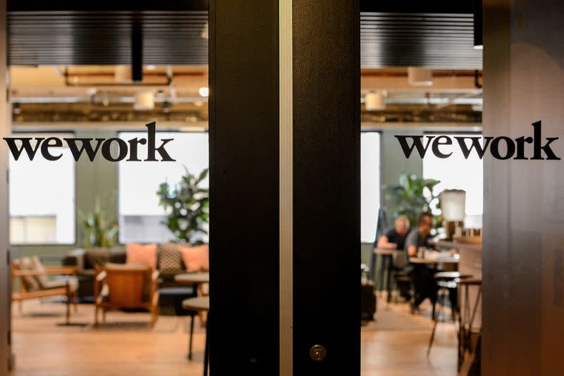 FILE PHOTO: WeWork offices in San Francisco