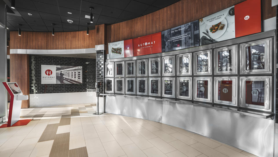 Some restaurants, like Automat Kitchen, allow customers to pick up their meals from secure lockers.  (Photo: Automat Kitchen)