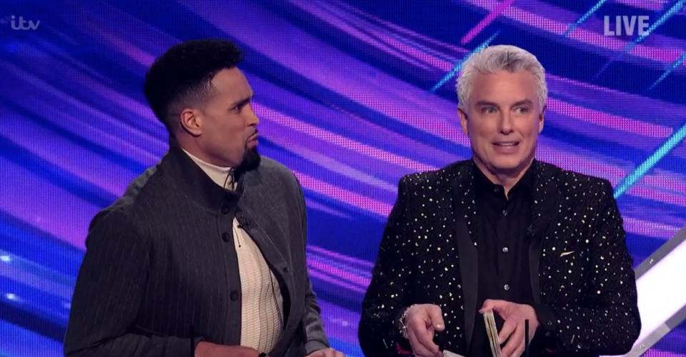 Ashley Banjo offered words of support to Phillip Schofield on Dancing on Ice. (ITV)