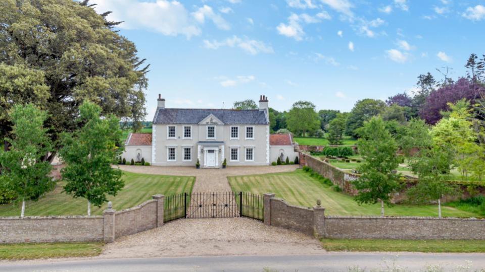 Eastern Daily Press: The house has two vehicular entrances, including the formal entrance through wrought iron gates