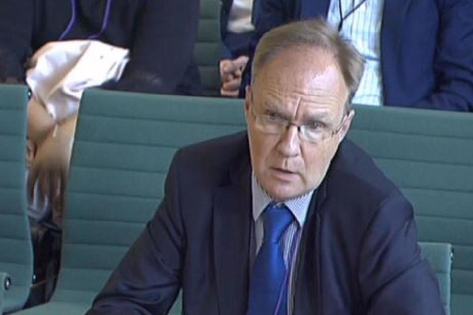 Sir Ivan Rogers speaking to MPs (Parliament TV)