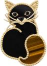 <p><a class="link " href="https://www.vancleefarpels.com/gb/en/collections/jewelry/fauna/lucky-animals/vcarp2aw00-lucky-animals-cat-clip.html" rel="nofollow noopener" target="_blank" data-ylk="slk:SHOP NOW;elm:context_link;itc:0;sec:content-canvas">SHOP NOW</a></p><p>This purrrrfect little pin by Van Cleef & Arpels will bring feline fabulousness to any outfit. </p><p>Gold, onyx and tiger’s eye clip, £4,950, Van Cleef & Arpels</p>