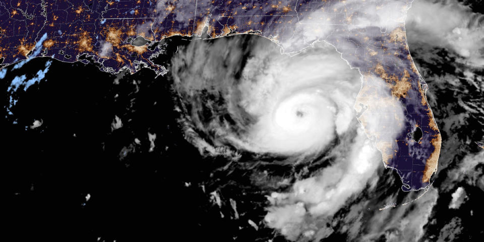 Hurricane Idalia off the Gulf Coast of Florida on Aug. 29, 2023.  (NOAA)