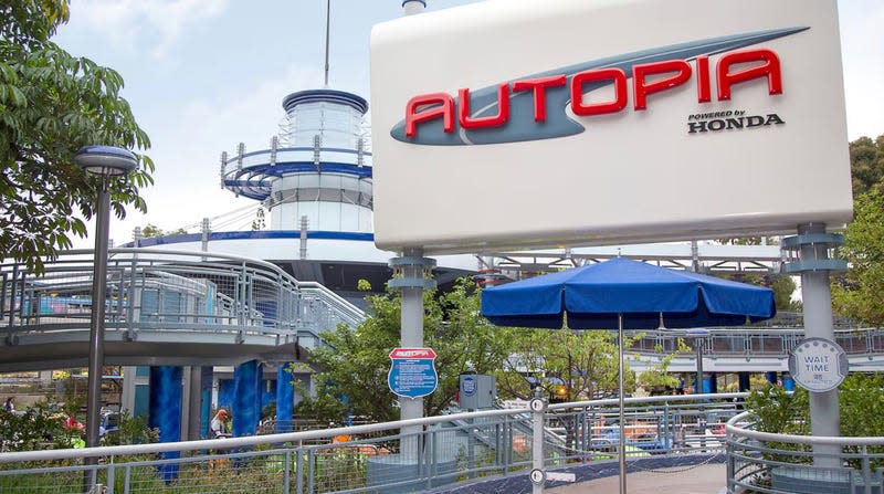 Disneyland’s car ride is making the change from gas to electric. - Image: <a class="link " href="https://disneyland.disney.go.com/attractions/disneyland/autopia/" rel="nofollow noopener" target="_blank" data-ylk="slk:Disneyland;elm:context_link;itc:0;sec:content-canvas">Disneyland</a>