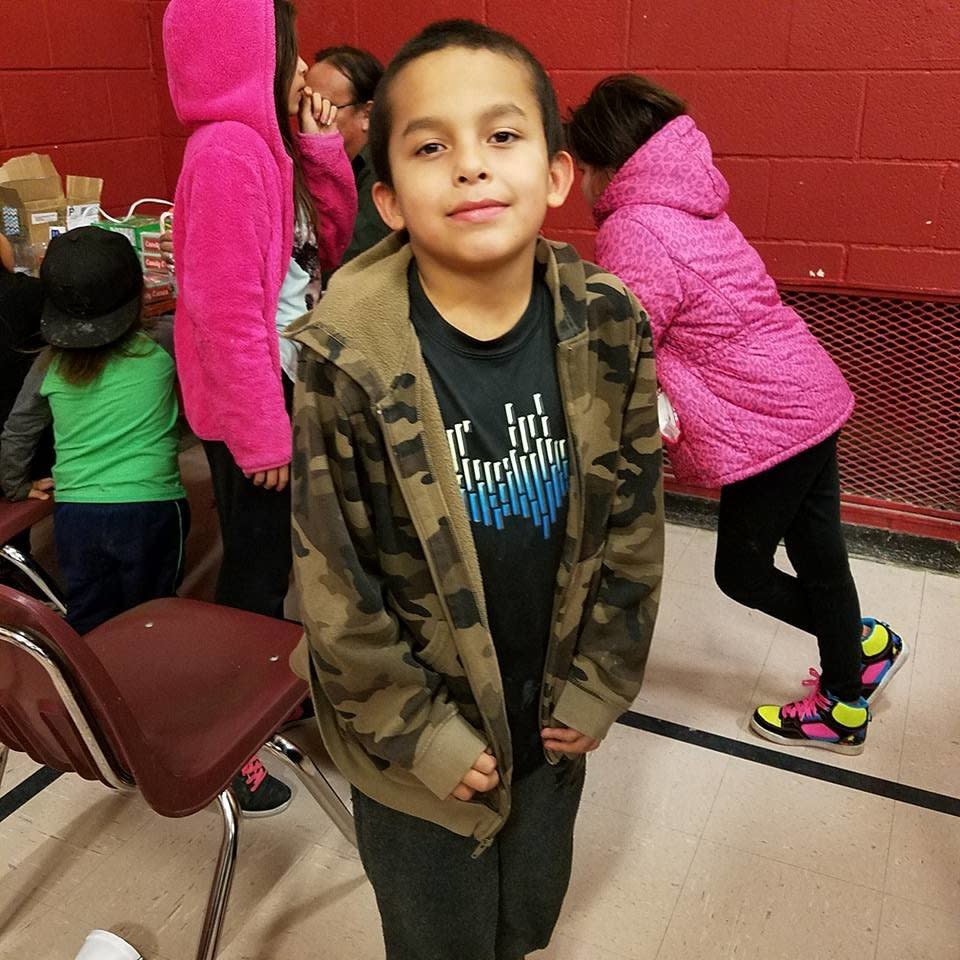 Attendance is near-perfect during the winter at the Wounded Knee District School on the Pine Ridge Indian Reservation when low-income children are desperate for a respite from the cold. At school, they're guaranteed warmth and hot meals. (Photo: Facebook/Wounded Knee School District)