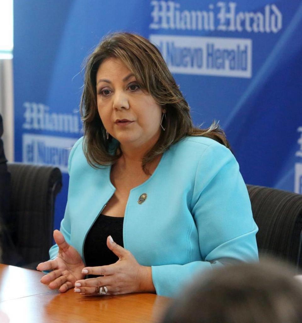 Sandra Ruiz, candidata a la alcaldía de Doral y ex concejal de la ciudad.